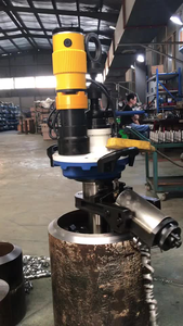 Machine à chanfreiner les tuyaux ISE-630-2 à montage ID, automatique, à moteur, pour chanfreinage à froid industriel des tuyaux en acier inoxydable de 300-600 mm - Product Image 4