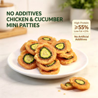 Nourriture pour animaux de compagnie, Snacks déshydratés pour animaux, Biscuits au poulet et au concombre, Nourriture pour chats, Nourriture pour chiens, Nourriture pour chats Meow, Bocconcini Gatti