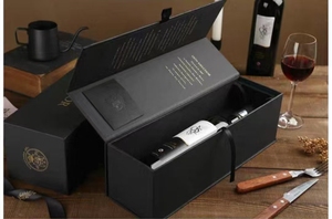 Boîte cadeau personnalisée en papier couché cuivre 157G avec film tactile, estampage à chaud, plateau intérieur en EVA pour <span class=keywords><strong>vin</strong></span> rouge, <span class=keywords><strong>vin</strong></span> de pêche <span class=keywords><strong>portugais</strong></span> et bière - Product Image 4
