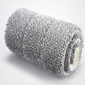 <b>Flat</b> <b>Mop</b> Head Cotton Cloth Round Reusable For Quick Cleaning Detachable Washable - Product Image 1