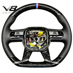 Volant sport personnalisé en fibre de carbone véritable V8carbon pour <span class=keywords><strong>DS7</strong></span> DS9, accessoires intérieurs de voiture, pièces automobiles, modification racing - Product Image 6