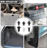 100 pièces de clips de garniture de carrosserie en plastique, clips de pare-chocs universels, rivets, attaches, kit de retenue à pousser, ensemble de broches de retenue pour voiture, fabriqué en Chine