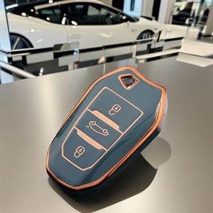 TPUキーホルダーキーフォブカバーケースプジョー4008 5008 308カーキーアクセサリーアクセサリー - Product Image 2