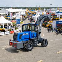 Chargeur frontal compact électrique 4x4, respectueux de l'environnement, haute performance, multi-usages, pour travaux de construction