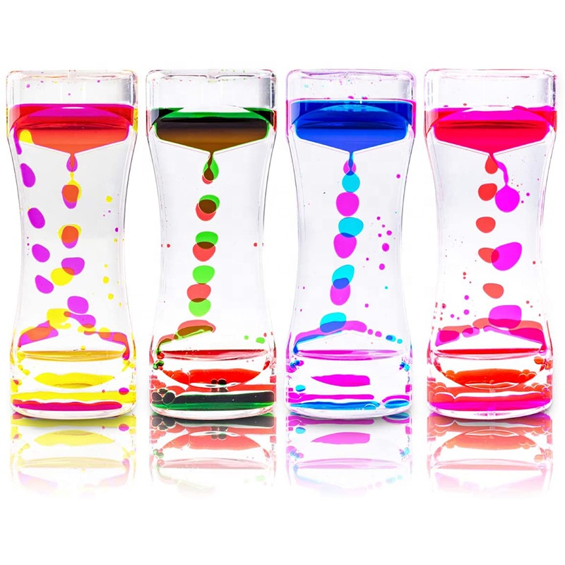 Настольная игрушка-Непоседа с таймером жидкого масла, воздушный пузырь для сенсорных игр