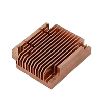 Radiateur en aluminium industriel d'usinage CNC personnalisé dissipateur de chaleur en aluminium extrudé 6063 T6 anodisé