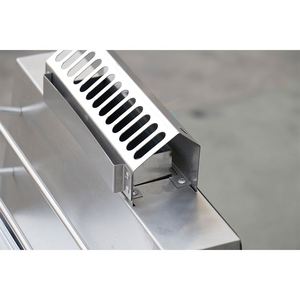 Friteuse à gaz professionnelle en acier inoxydable avec contrôle de température et double panier - Product Image 2