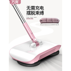 Push Sweeper <b>Mop</b> Telescoping Handle Rectangular Floor Cleaning Tool - Product Image 1
