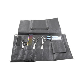 Shernbao SB-104 köpek ev hayvanı tırnak törpüsü kılıfı yapay deri saç makas çanta - Product Image 1