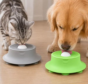 ชามอาหารสัตว์เลี้ยงแบบพกพา ป้องกันการกินเร็ว ฐานซิลิโคนกันลื่น ดีไซน์เป็นมิตรต่อสิ่งแวดล้อม ช่วยให้กินช้าลง - Product Image 1