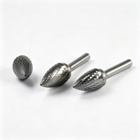Fraise en carbure de tungstène pointue G1625mm 1020mm, gamme complète de tailles, outils de coupe pour le débavurage de surface