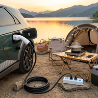 Adaptateur V2L pour véhicule électrique, adaptateur 16A norme européenne, pistolet de décharge portable pour VE avec prise