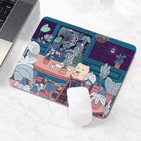 Tapis de souris PVC personnalisé, petit format, pour jeux, tapis de bureau pour ordinateur, en caoutchouc naturel, motif dessin animé, tapis de jeu, tapis de clavier pour la maison
