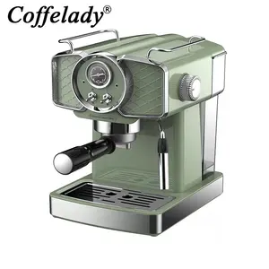Máquina de café expresso elétrica, máquina de café expresso elétrica da moda, alta qualidade, inoxidável, 15 barras, cappuccino