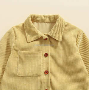 Otoño nueva ropa <span class=keywords><strong>para</strong></span> niñas bebés niños ropa <span class=keywords><strong>de</strong></span> pana trajes niñas chaqueta + pantalón sólido 2 uds ropa <span class=keywords><strong>para</strong></span> niños - Product Image 4