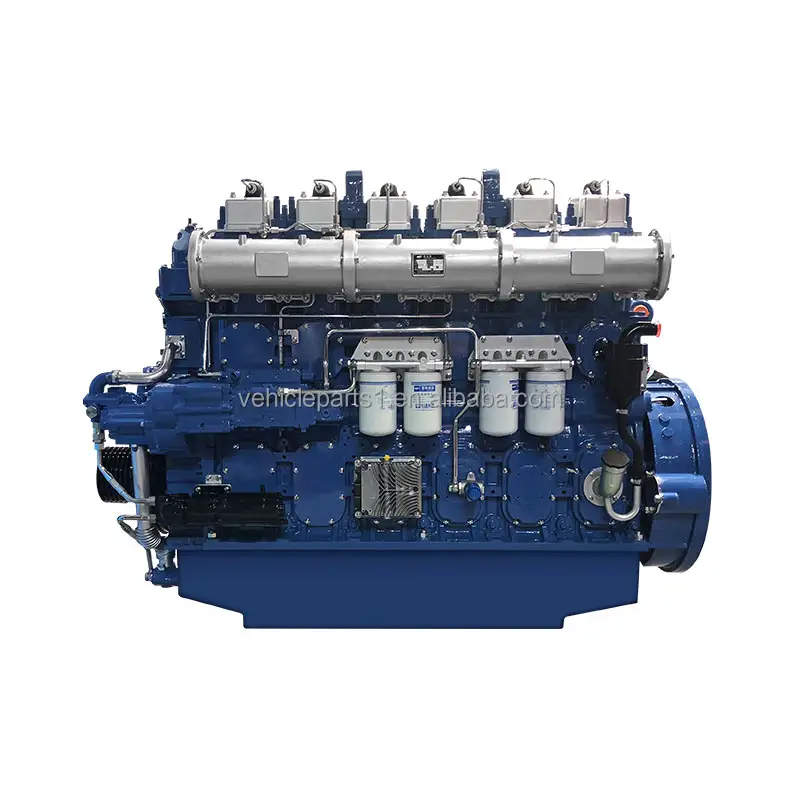 Yuchai original turbocharged   air-air intercooled diesel engine C6A30-T3 YC6C1020-D31 680 kW 1500 r/min for generator set