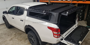 Capot rigide articulé en aluminium pour benne de pick-up <span class=keywords><strong>Mitsubishi</strong></span> Triton <span class=keywords><strong>L200</strong></span> 2015-2019, type <span class=keywords><strong>Hard</strong></span> <span class=keywords><strong>Top</strong></span> / Tailbox - Product Image 5