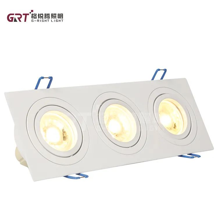 Anti Glare Indoor Lighting Home Office Aluminum Recessed Mounted Ceiling COB LED Downlight