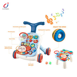 Marchette multifonctionnelle d'apprentissage pour bébé 2 en 1, éducation précoce de haute qualité, poussette pour bébé, <span class=keywords><strong>centre</strong></span> d'activité en <span class=keywords><strong>voiture</strong></span> - Product Image 4