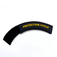 Patch en PVC 3D personnalisé en silicone, nouvelle promotion, forme mignonne, écologique, durable, avec logo personnalisé et attache Velcro