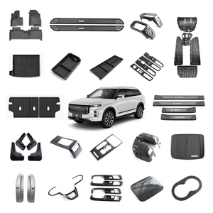 Para Jaecoo J7: Embellecedor del interruptor de faros, embellecedor del volante, embellecedor del portavasos, embellecedor del <span class=keywords><strong>salpicadero</strong></span> central, accesorio de tuning interior. - Product Image 5