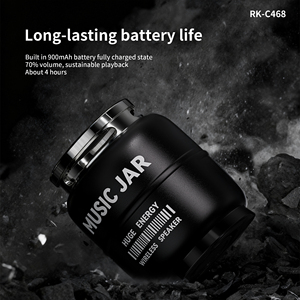 Portable Gas Cylinder Speaker, Mini Wireless <strong>Subwoofer</strong> with LED Light, Outdoor Camping Music Player - Product Image 3