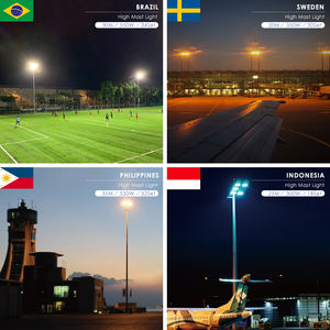 Poste de Luz de Alta Potencia para Puerto Industrial, Duradero, Ahorro de Energía, Alta Eficiencia, para Aeropuerto - Product Image 4