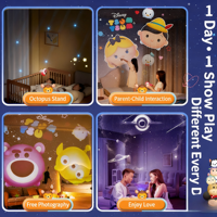 Projecteur d'étoiles Youkela Disney Aurora, projecteur d'étoiles pour anniversaire, cadeau personnalisable, jouet lumineux, veilleuse pour la décoration de la chambre des enfants