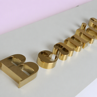 DakeSign Factory Wholesale Custom High Gloss Mirror Finish Stainless Steel Precision Letters IP65 Waterproof Park Signboard