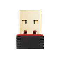 Adaptor nirkabel Mini, dongle WiFi USB 150 Mbps 802.11n rtl8188 mini usb 2.0 kartu jaringan wifi