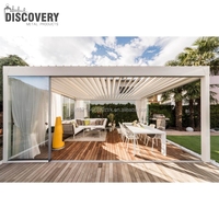 Auvent de terrasse en aluminium pour l'extérieur, facile à assembler, auvent de toit, kits d'abri d'auto, pergolas de gazebo