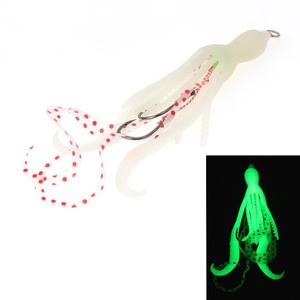 Leurre souple appât souple crochet en acier à haute teneur en carbone <span class=keywords><strong>BKK</strong></span> crochet de pêche lueur calmar leurre crochet Double - Product Image 5