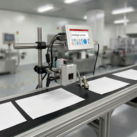 Imprimante thermique à bande rapide Tij avec encre à solvant pour impression automatique sur carton et sacs plastiques sur 5 lignes