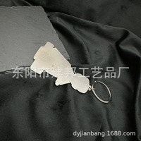 Llavero de aleación de zinc personalizado Ttt2222 de Shanghai, recuerdo de viaje de animación, fabricado por fabricantes de colgantes metálicos para comercio exterior
