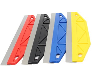 Strumenti per rivestimento murale raschietto per carta da parati manico in <span class=keywords><strong>plastica</strong></span> carta da parati Stripper guida per rivestimento vernice con lama in acciaio inossidabile da 12 pollici - Product Image 1