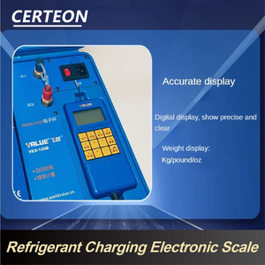 배터리 작동 고정밀 누설 감지 휴대용 냉매 저울 HVAC 서비스용 가스 냉매 저울 - Product Image 4