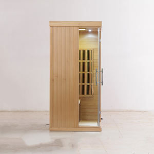Hemlock домашняя сухая сауна 1 Человек Инфракрасная деревянная термальная комната souna - Product Image 5