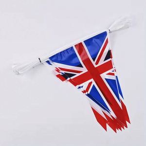 Wholesale Bunting <b>Flag</b> Custom Design Triangular British England UK Pennant String <b>Flags</b> - Product Image 6