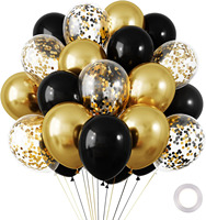 Ballons en latex multicolores, lot de 30 pièces, couleurs vives assorties, ensemble de ballons pour fête d'anniversaire, mariage, baby shower, décorations