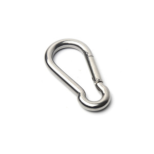 Mosquetón de Acero Inoxidable con Forma de Calabaza, Candado de Cadena, Equipo de Escalada al Aire Libre, Anillo de Conexión DIN5299 - Product Image 1