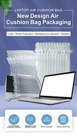 Emballage de protection pour ordinateur portable avec colonne d'air gonflable, emballage à bulles d'air gonflable, matériau d'emballage pour ordinateur portable, sac à colonne d'air