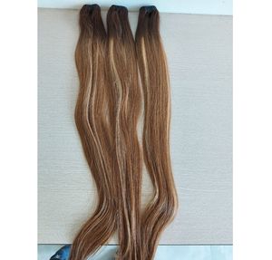 Envío rápido, calidad garantizada, extensiones de cabello humano virgen vietnamita recto de hueso con mechones destacados incluidos - Product Image 1