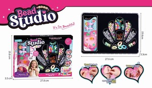 Bracelet en perles DIY, jouet créatif pour la fabrication <span class=keywords><strong>de</strong></span> bijoux pour enfants, jouet éducatif, cadeau d'anniversaire pour filles - Product Image 2