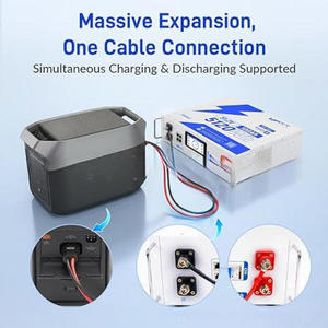 สายแบตเตอรี่เสริม Ecoflow XT150 ต่อ O-ring 50A 8AWG 1M สายต่อขยายอะแดปเตอร์ 8AWG ชุดสายไฟ 8AWG - Product Image 3