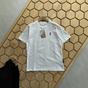 T-shirt Sportiva Classica Unisex in <span class=keywords><strong>Cotone</strong></span> con Effetto 3D, Stile Trendy Transfrontaliero, a Maniche Corte, Morbida, per Corsa - Product Image 1