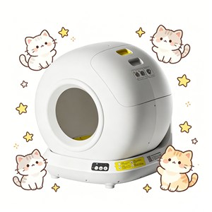 In Stock Pet Smart Products Lettiera Automatic Multi-<b>Cat</b> Use Low Noise Self Clean Cycle - Product Image 1