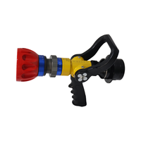 Buse de pulvérisation à jet guidé Machino Volla 4-5-6.5-8L/s, raccord mâle, pour lutte contre l'incendie, débit 0.60 MPa, portée 34.2m