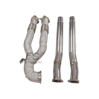 Collecteur d'échappement sport isolé en acier inoxydable T304 pour Audi RS3 2.5T 2016-2023 – Amélioration de performance pour voiture de course