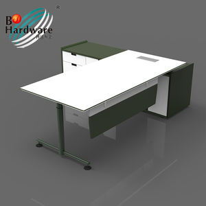 Moderno CEO L forma di segretario segretario Sit Stand Reception Executive Design scrivania da ufficio - Product Image 3
