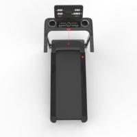Treadmill Lipat Elektrik Mesin Lari untuk Rumah dengan Layar LED Multifungsi, Treadmill Lipat untuk Kebugaran Dalam Ruangan dan Alat Jalan Kaki